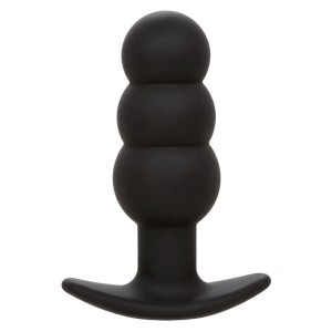 CALEXOTICS - ROCK BOTTOM PLUG ANAL PERLÃ 10 VIBRATIONS SILICONE NOIR